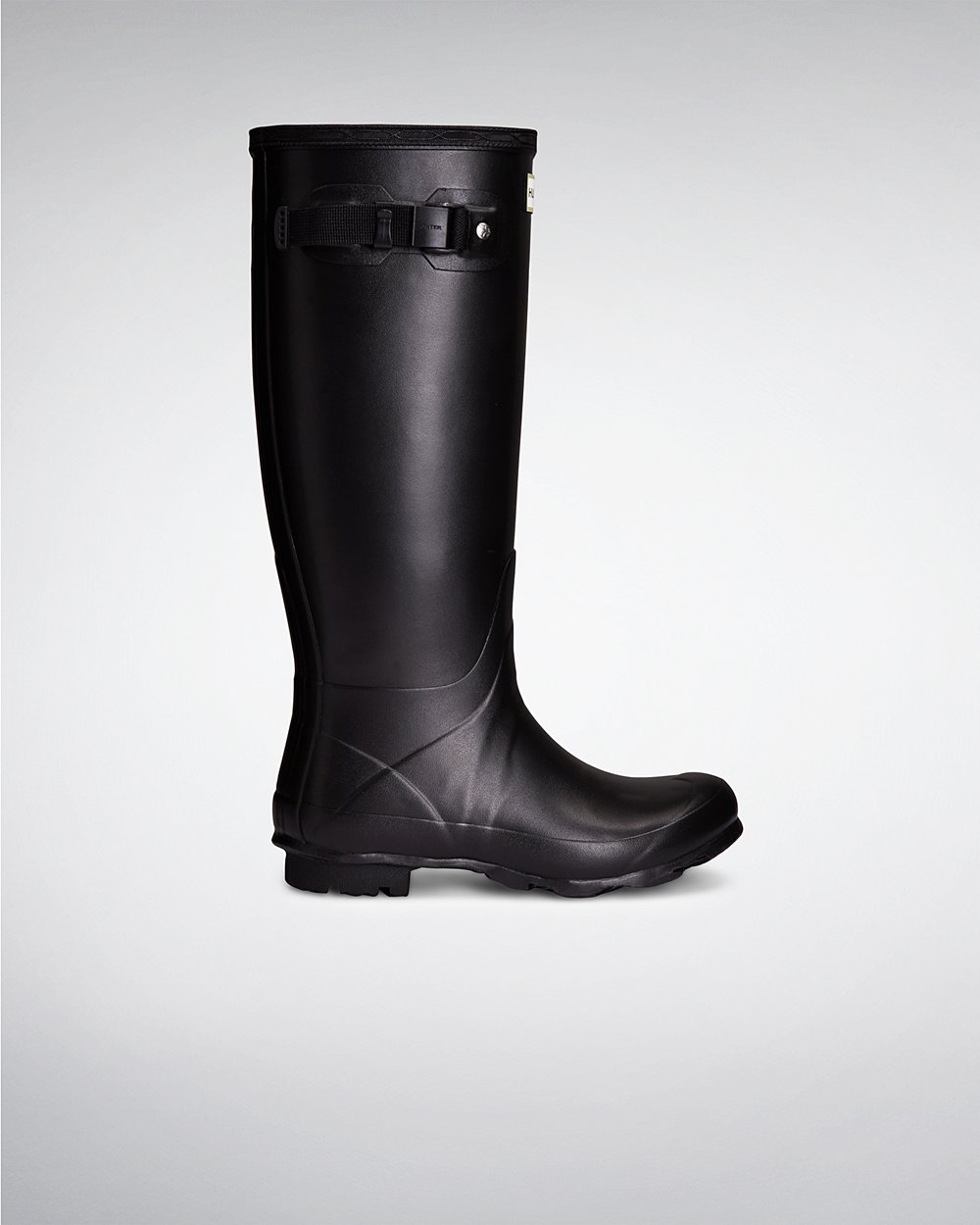 Womens Hunter Tall Rain Boots Black - Norris Field Neoprene Lined - 1582469-GZ